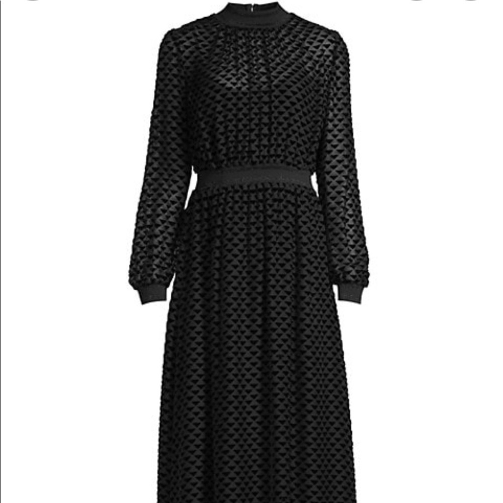 TORY BURCH VELVET DEVORE DRESS - Size 2